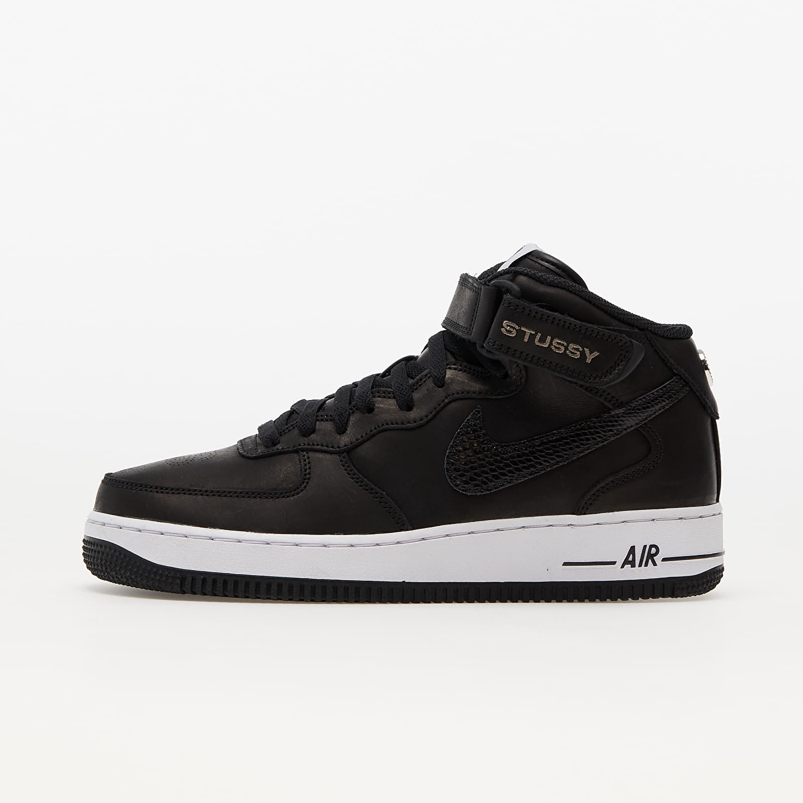Мъжки кецове и обувки Nike x Stüssy Air Force 1 ’07 Mid SP Black/ Black-Black 1176241