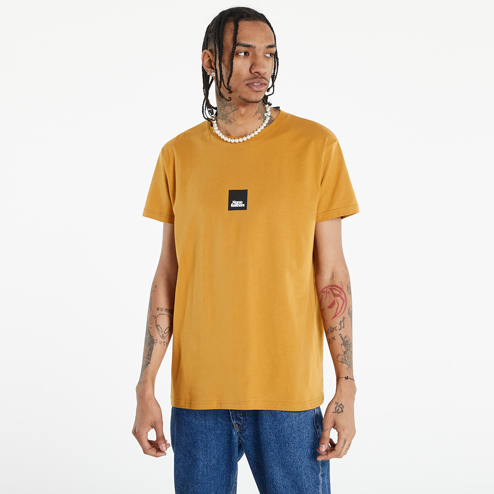 Тениски Horsefeathers Minimalist T-Shirt Spruce Yellow 1359565